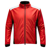 Winter Red Motorcycle Rider Genuine Sheepskin Leather Jacket For Men